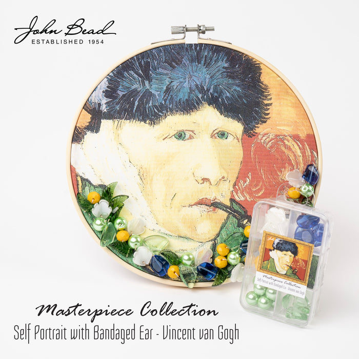 Masterpiece Collection Glass Bead Box Mix Apx85g Self Portrait with Bandaged Ear - Vincent van Gogh