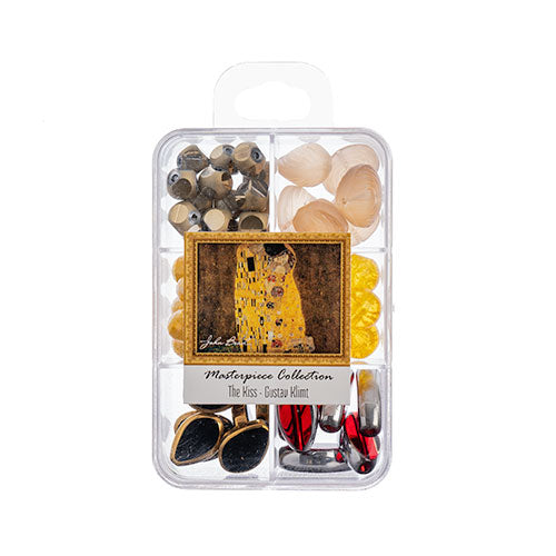 Masterpiece Collection Glass Bead Box Mix Apx85g The Kiss - Gustav Klimt