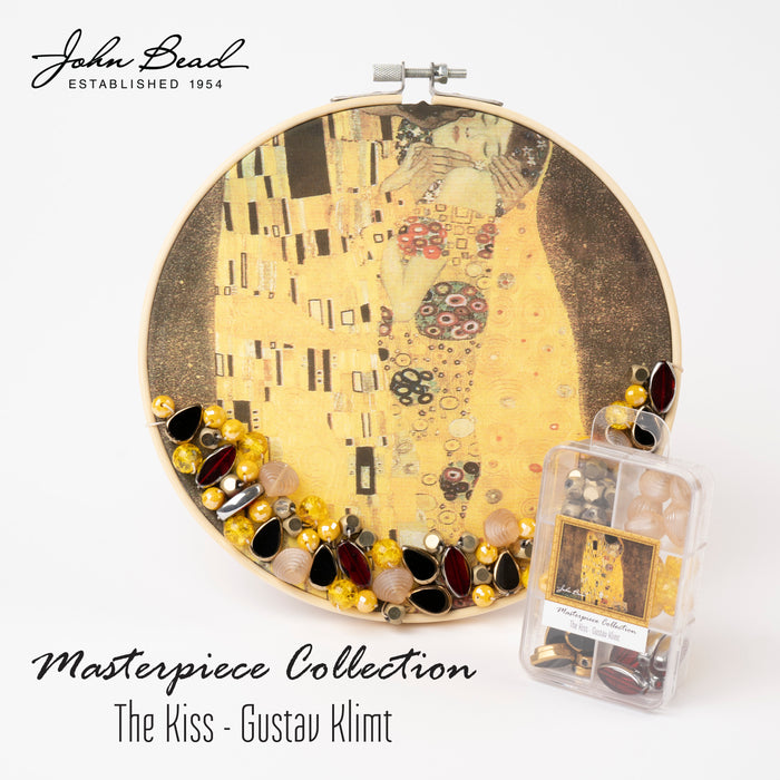 Masterpiece Collection Glass Bead Box Mix Apx85g The Kiss - Gustav Klimt