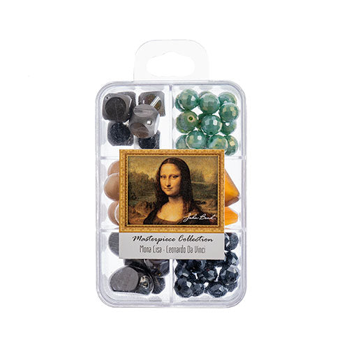 Masterpiece Collection Glass Bead Box Mix Apx85g Mona Lisa - Leonardo Da Vinci