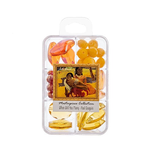 Masterpiece Collection Glass Bead Box Mix Apx85g When Will You Marry - Paul Gauguin