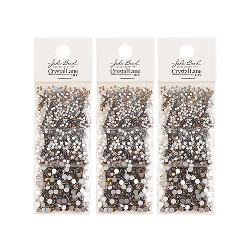 Crystal Lane Flat Back Rhinestones Combo Pack - Small