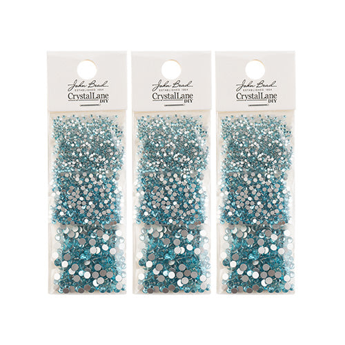 Crystal Lane Flat Back Rhinestones Combo Pack - Small