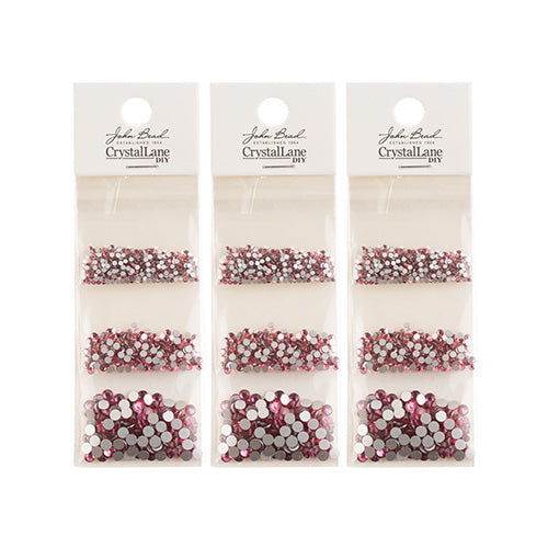 Crystal Lane Flat Back Rhinestones Combo Pack - Small