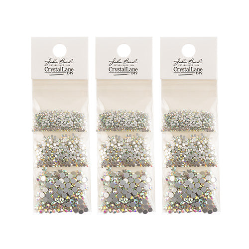 Crystal Lane Flat Back Rhinestones Combo Pack - Small