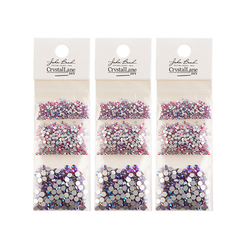 Crystal Lane Flat Back Rhinestones Combo Pack - Small