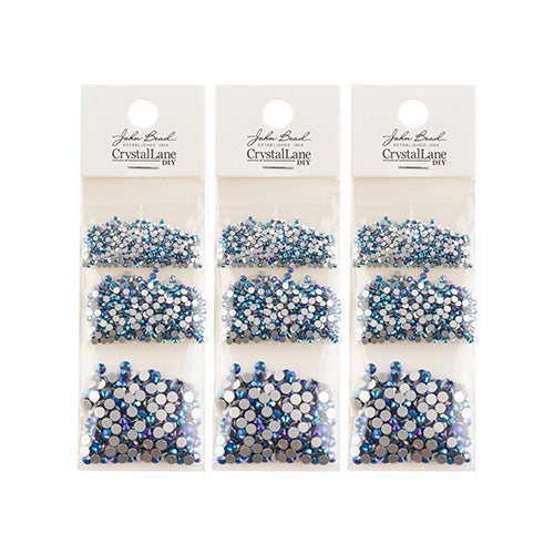 Crystal Lane Flat Back Rhinestones Combo Pack - Small