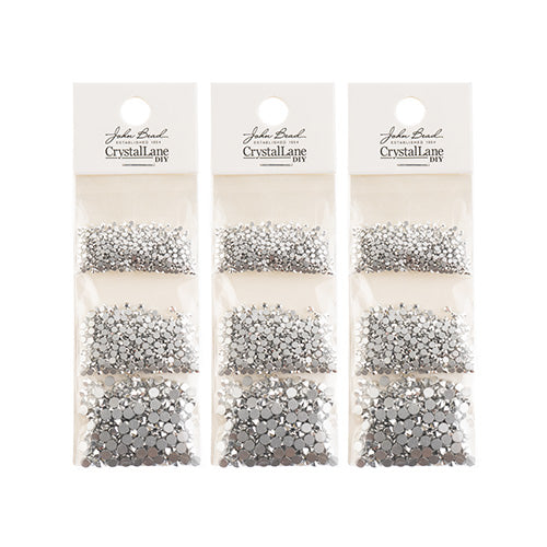 Crystal Lane Flat Back Rhinestones Combo Pack - Small