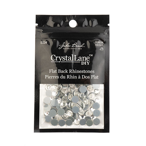 Crystal Lane Flat Back Hotfix Rhinestones SS34 (7mm) 144pcs