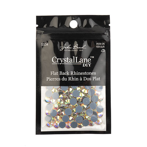 Crystal Lane Flat Back Hotfix Rhinestones SS34 (7mm) 144pcs