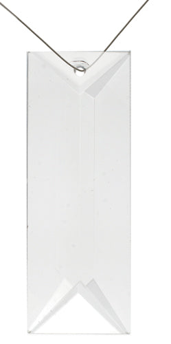 Drops M.C. 52x18mm Crystal With 2 Holes