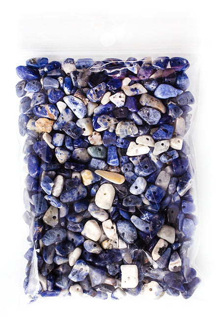 Semi-Precious Chips Loose 100g/Bag Sodalite
