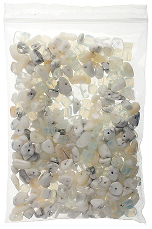 Semi-Precious Chips Loose 100g/Bag Dover Cliffs