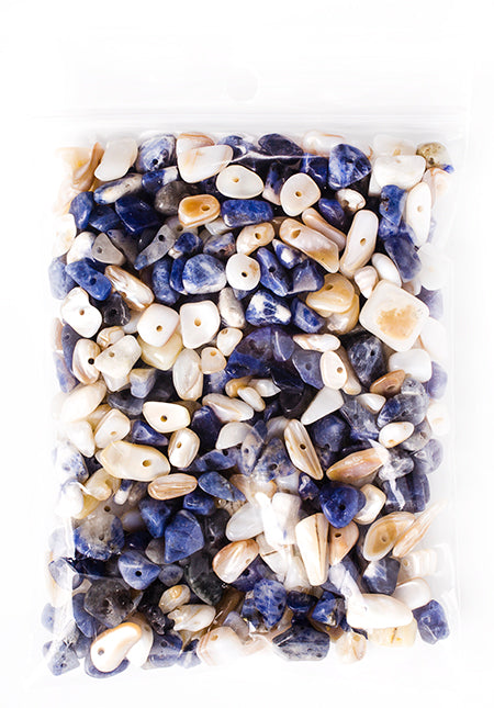 Semi-Precious Chips Loose 100g/Bag Sioux Mix