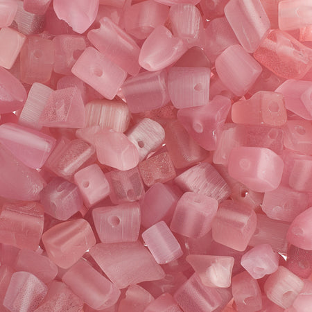 Semi-Precious Chips Loose 100g/Bag Romantic Rose