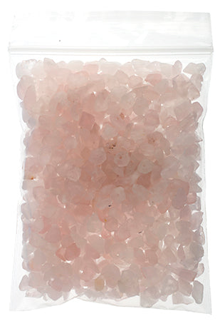 Semi-Precious Chips Loose 100g/Bag Rose Quartz