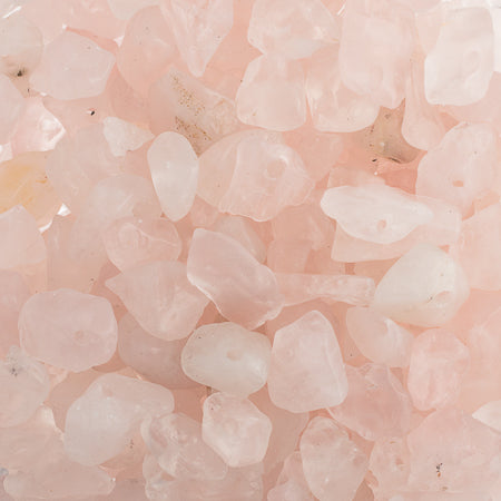 Semi-Precious Chips Loose 100g/Bag Rose Quartz