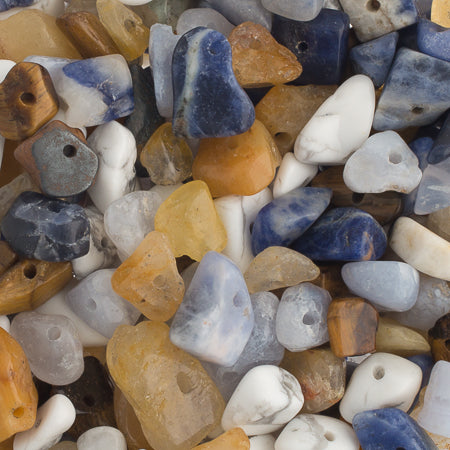 Semi-Precious Chips Loose 100g/Bag Agate Mix