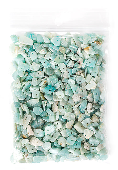 Semi-Precious Chips Loose 100g/Bag Synthetic Malachite