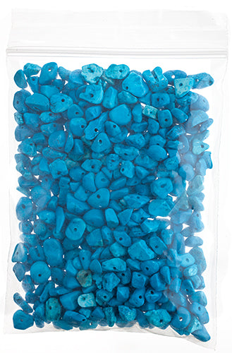Semi-Precious Chips Loose 100g/Bag Turquoise Dyed Cat Eye