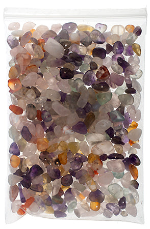 Semi-Precious Chips Loose 100g/Bag Quartz Mix