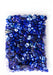 Semi-Precious Chips Loose 100g/Bag Blue Dyed Mother of Pearl