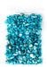 Semi-Precious Chips Loose 100g/Bag Aquamarine Dyed Mother of Pearl