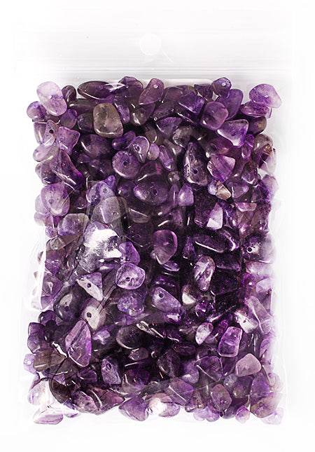Semi-Precious Chips Loose 100g/Bag Amethyst Dyed