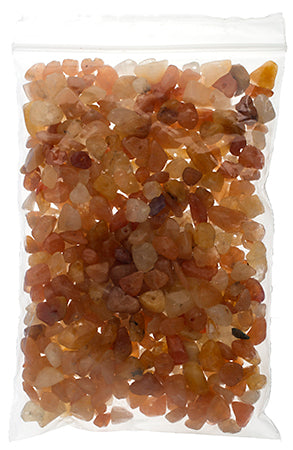 Semi-Precious Chips Loose 100g/Bag Carnelian Mix