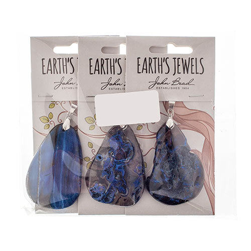 Semi-Precious Pendant Agate Approx 50mm 