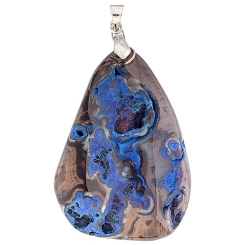 Semi-Precious Pendant Agate Approx 50mm