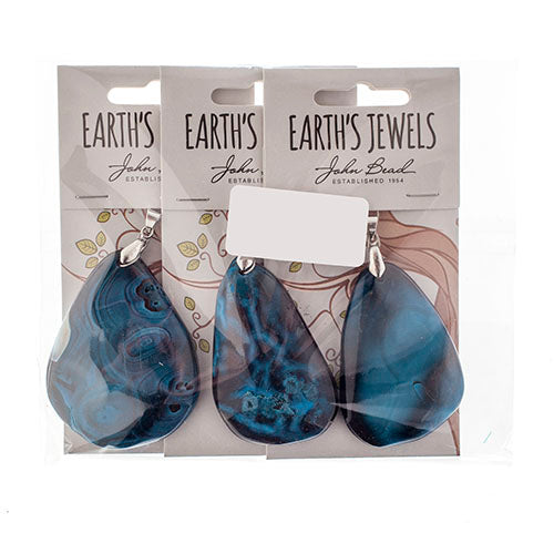 Semi-Precious Pendant Agate Approx 50mm 