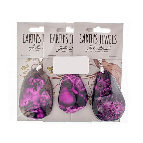 Semi-Precious Pendant Agate Approx 50mm 