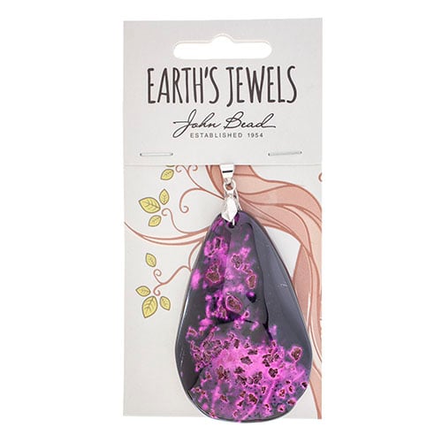 Semi-Precious Pendant Agate Approx 50mm 