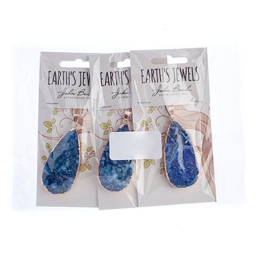 Semi-Precious Pendant Agate Approx 50mm Teardrop 