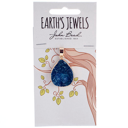 Semi-Precious Pendant Agate Approx 21mm Teardrop 