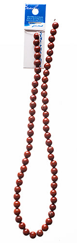 Semi-Precious 16in Red Jasper Natural