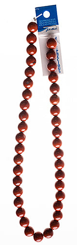 Semi-Precious 16in Red Jasper Natural