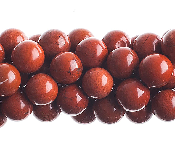 Semi-Precious 16in Red Jasper Natural