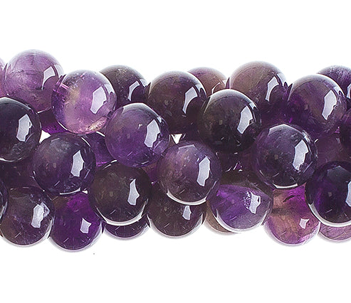 Semi-Precious 16in Dark Amethyst Natural