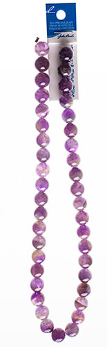 Semi-Precious 16in Dark Amethyst Natural