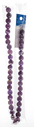 Semi-Precious 16in Dark Amethyst Natural