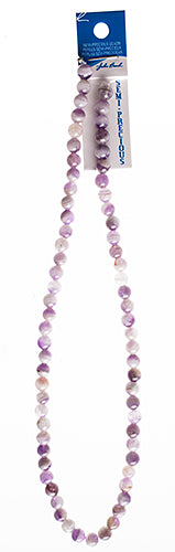 Semi-Precious 16in Dogteeth Amethyst Natural