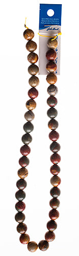 Semi-Precious 16in Picasso Jasper Natural