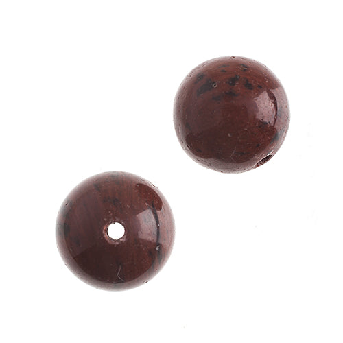 Semi-Precious 16in Mahogany Jasper Natural