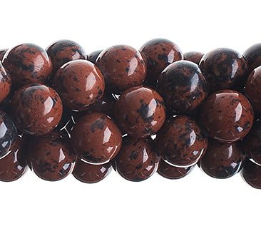 Semi-Precious 16in Mahogany Jasper Natural