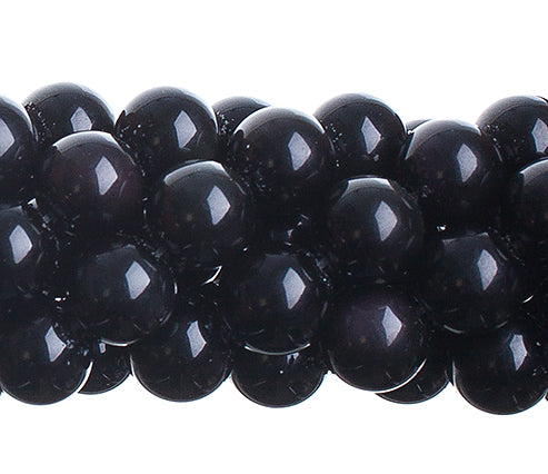 Semi-Precious 16in Obsidian Natural
