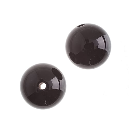 Semi-Precious 16in Obsidian Natural