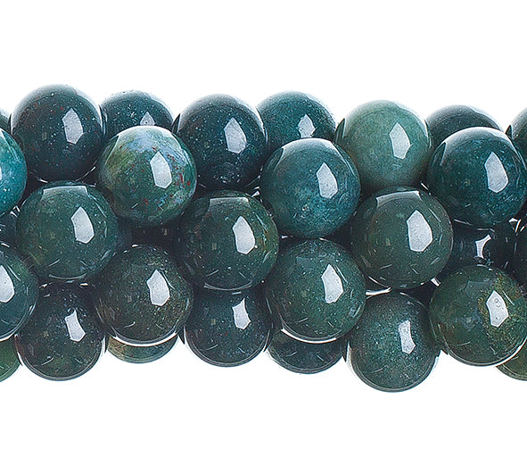 Semi-Precious 16in Moss Agate Natural