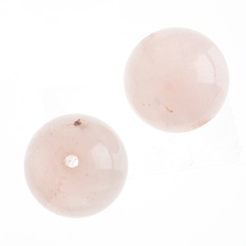 Semi-Precious Beads Round Rose Quartz Natural